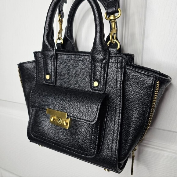 3.1 Phillip Lim for Target Black Faux Leather Mini Crossbody Bag - Picture 4 of 9